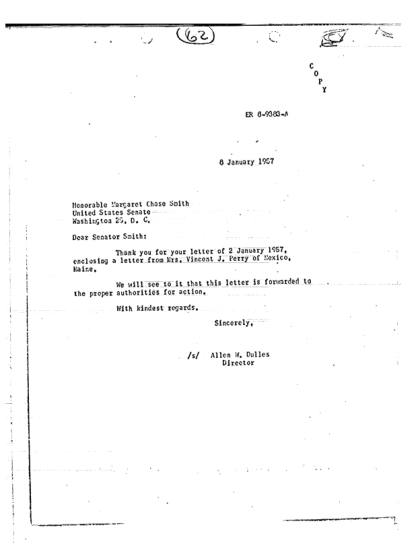 Cartas de la CIA sobre OVNI