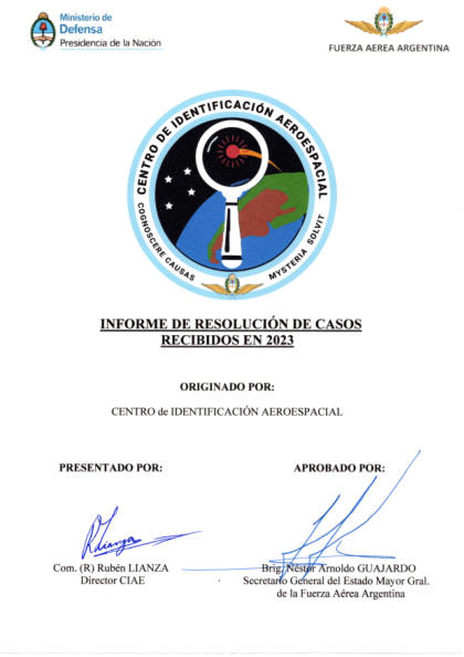 Informe OVNI Argentina 2023