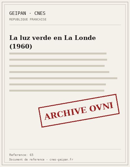 La luz verde en La Londe (1960)