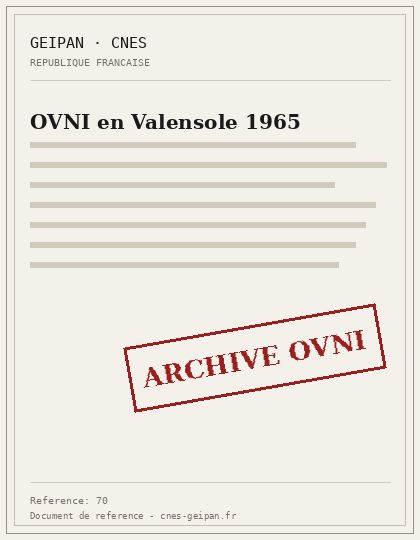 OVNI en Valensole 1965