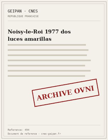 Noisy-le-Roi 1977 dos luces amarillas