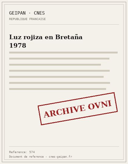 Luz rojiza en Bretaña 1978