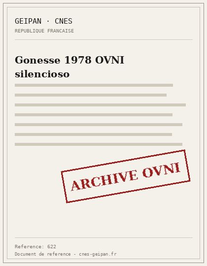 Gonesse 1978 OVNI silencioso
