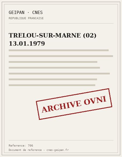 TRELOU-SUR-MARNE (02) 13.01.1979