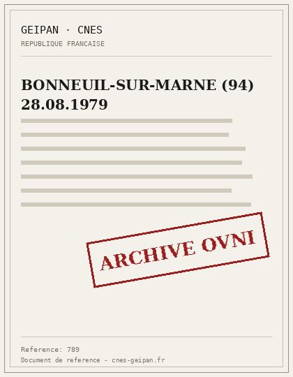 BONNEUIL-SUR-MARNE (94) 28.08.1979