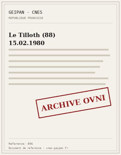 Le Tilloth (88) 15.02.1980