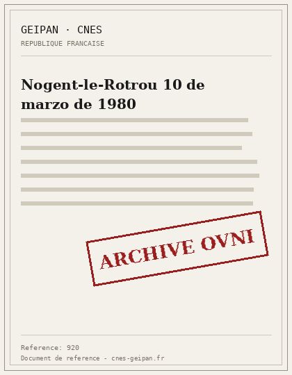 Nogent-le-Rotrou 10 de marzo de 1980