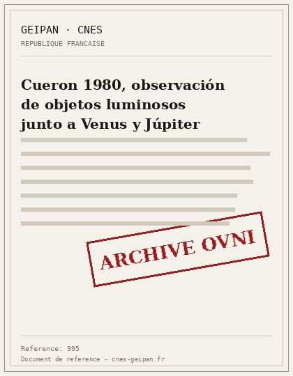 Puntos luminosos fijos confundidos con Venus y Júpiter en Couëron