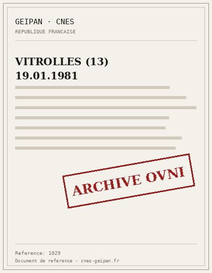 Destellos y vibraciones causados por una refinería en Vitrolles, 1981