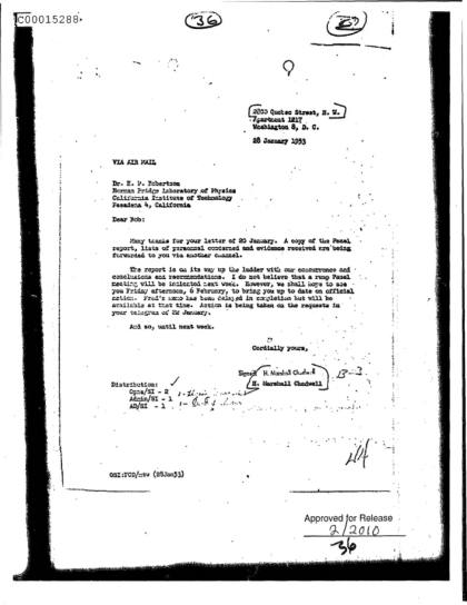 Informe sobre el Panel de OVNI de 1953