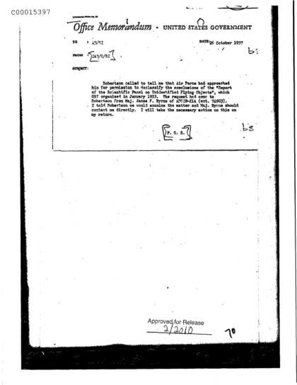 Divulgador de documentos OVNI de la CIA