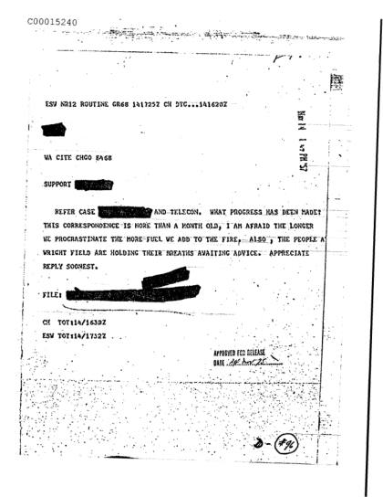 Documentos OVNI de la CIA