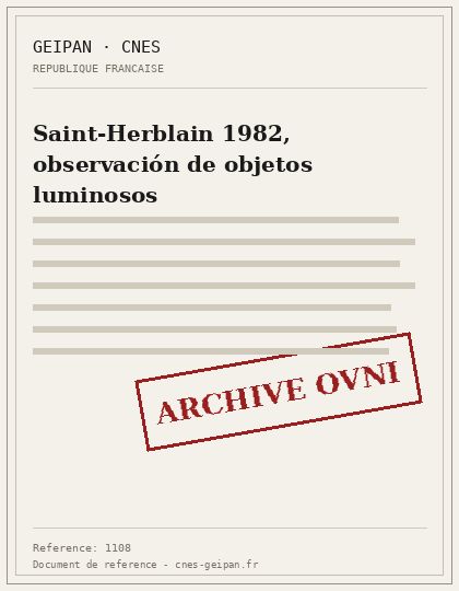 Elongated luminous objects over Saint-Herblain
