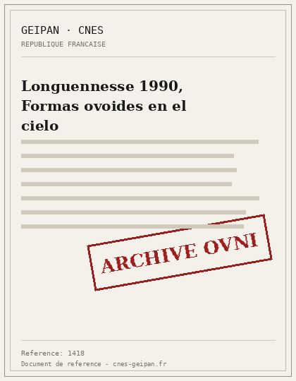 Formas ovoides observadas durante horas en Longuenesse