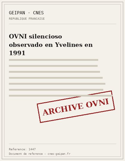 Maule 1991, forma blanca luminosa y silenciosa