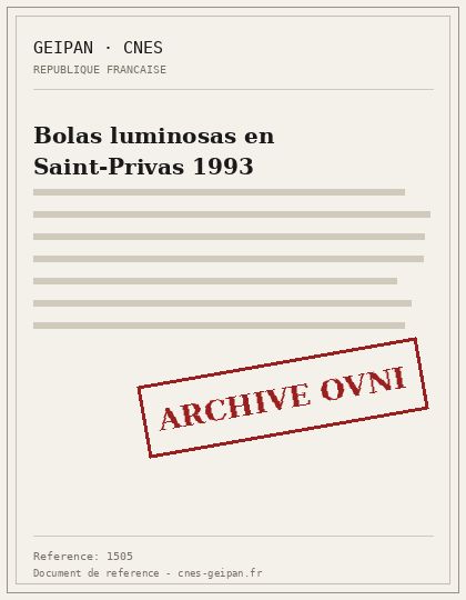 Bolas luminosas bicolor sobre Saint-Privat