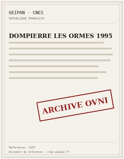 Dos esferas rojo-verde sobre Dompierre-les-Ormes