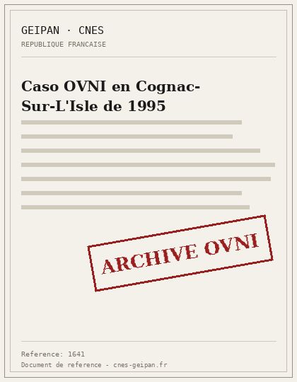 Bola blanca con estela roja en Corgnac-sur-l'Isle