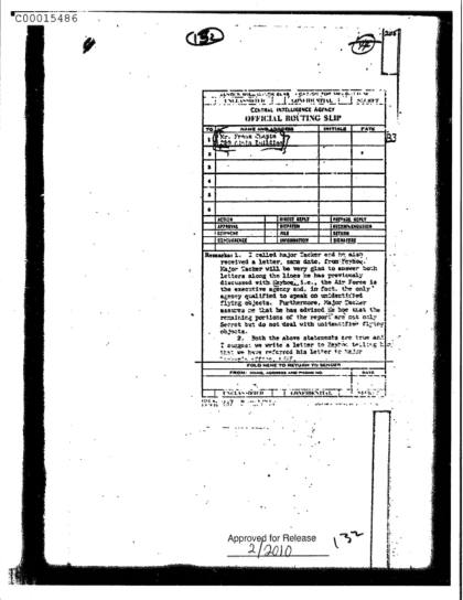 Documentos OVNI de la CIA