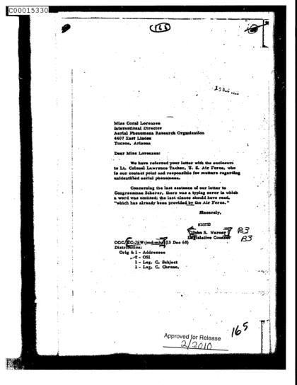 CIA y documentos OVNI