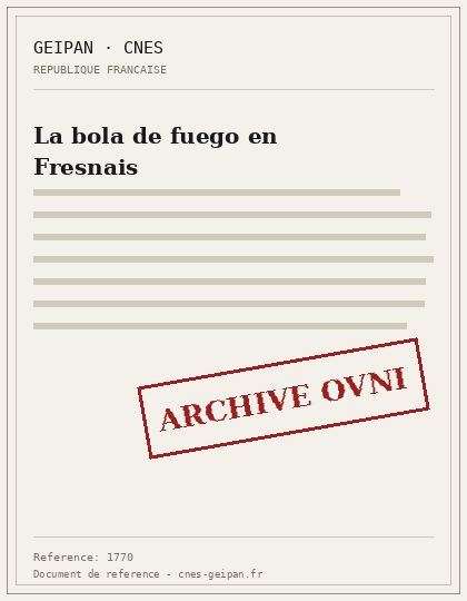Dos bolas de fuego con humo negro sobre Fresnais
