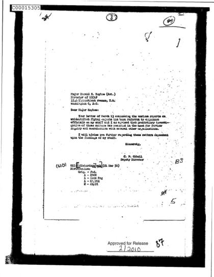 Documentos OVNI de la CIA