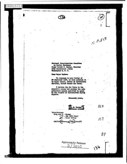 Documentos OVNI de la CIA
