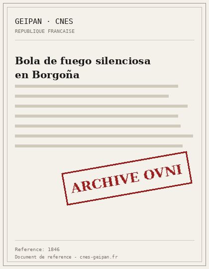 Bola de fuego silenciosa vista desde Francia y Baviera