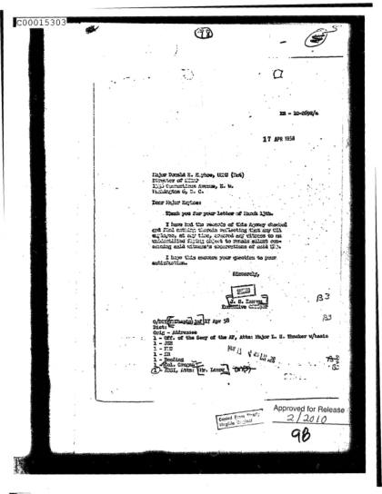 Documentos OVNI de la CIA