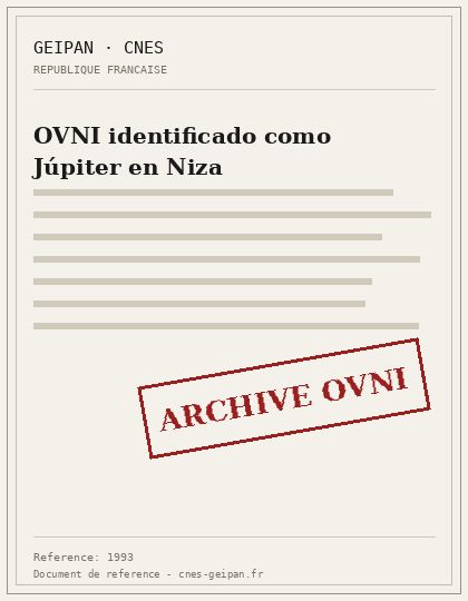 Luz brillante en Niza identificada como Júpiter