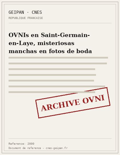 Manchas en fotos de boda en Saint-Germain-en-Laye explicadas como aves