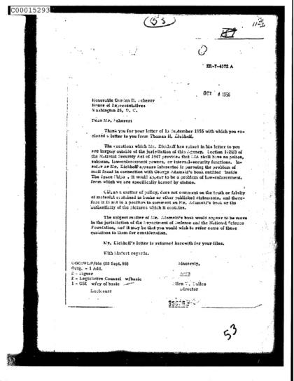 CIA y documentos OVNI