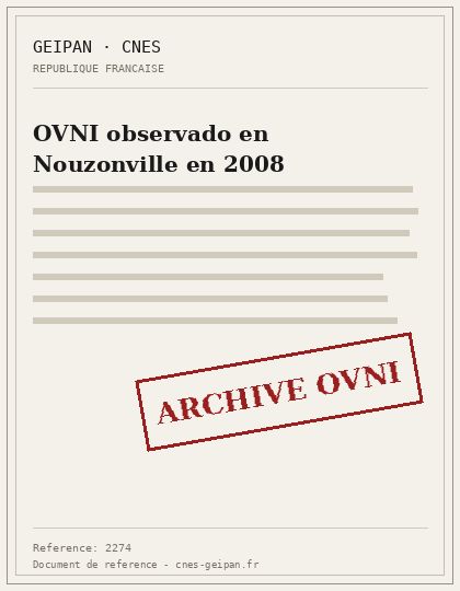 Bola amarilla con destellos en Nouzonville