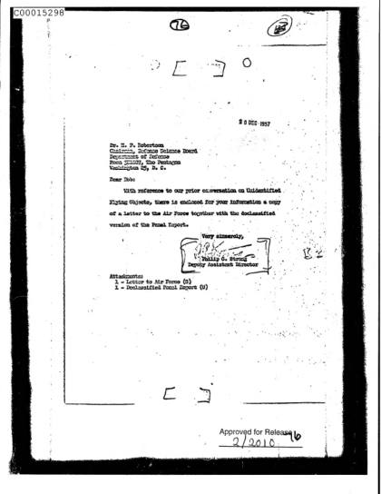 OVNI y la CIA en 1952