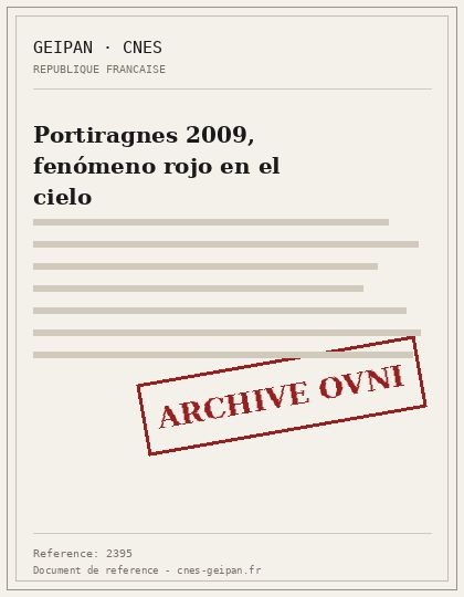 Estela roja sobre Portiragnes