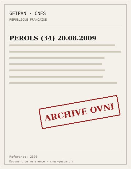 PEROLS (34) 20.08.2009