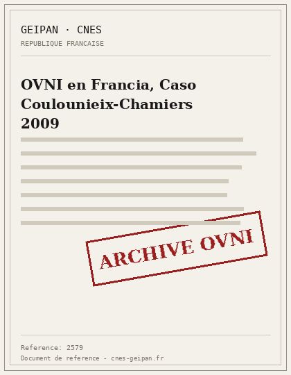 OVNI en Francia, Caso Coulounieix-Chamiers 2009