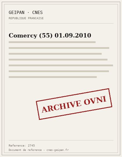 Comercy (55) 01.09.2010