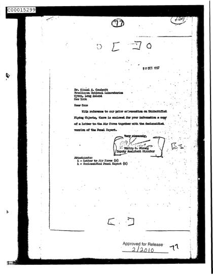 Informe del Panel sobre OVNIs 1953