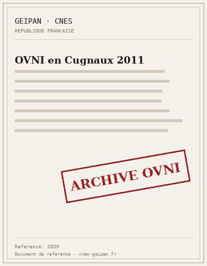 OVNI en Cugnaux 2011