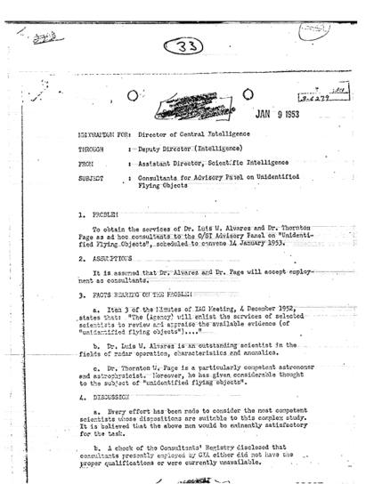CIA busca expertos para investigar objetos no identificados