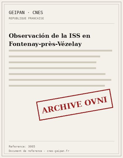 Observación de la ISS en Fontenay-près-Vézelay