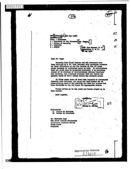 OVNI y comunicaciones con la CIA