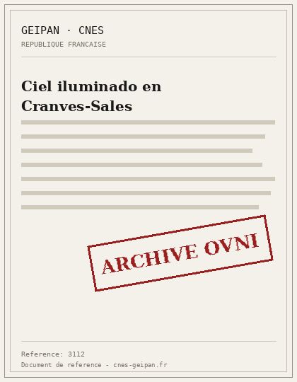 Ciel iluminado en Cranves-Sales