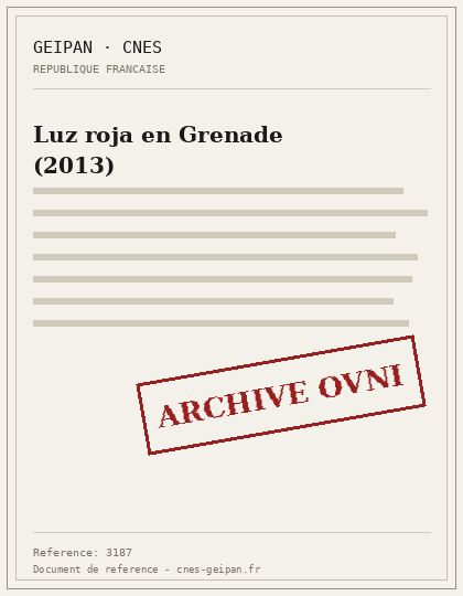 Red light in Grenade (2013)
