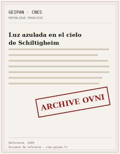 Luz azulada en el cielo de Schiltigheim