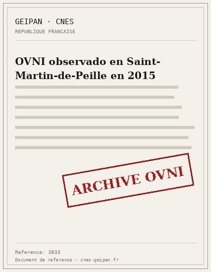 OVNI observado en Saint-Martin-de-Peille en 2015