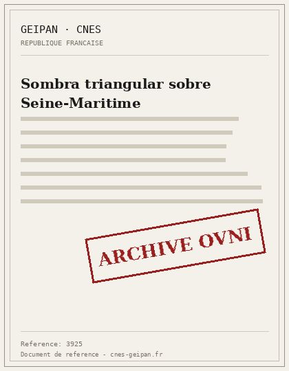 Sombra triangular sobre Seine-Maritime