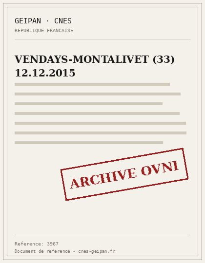 VENDAYS-MONTALIVET (33) 12.12.2015