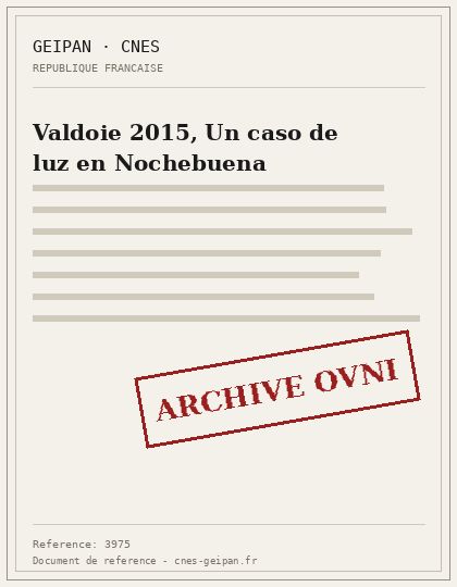 Valdoie 2015, Un caso de luz en Nochebuena